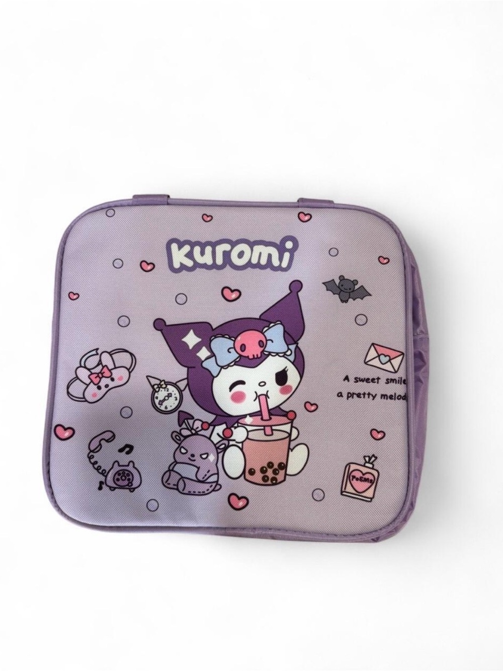 Sanrio Kuromi purple lunch bag